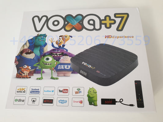 Voxa +7 4K UHD iStar TVBOX Receiver + 12 months OnlineTV Online TV Digital Box Voxa+7
