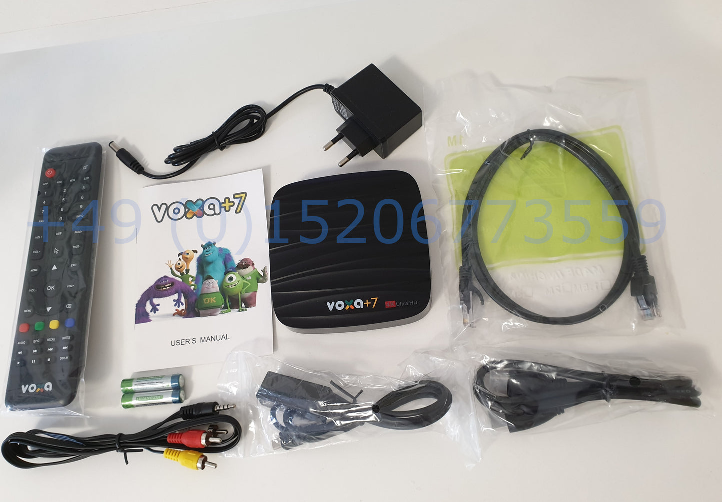 Voxa +7 4K UHD iStar TVBOX Receiver + 12 months OnlineTV Online TV Digital Box Voxa+7