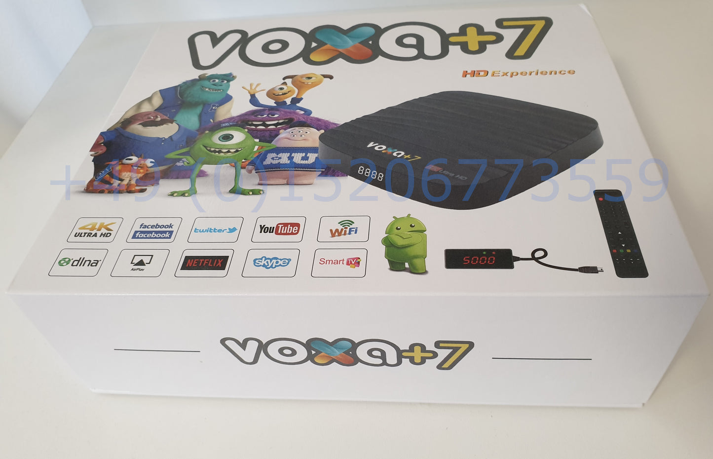 Voxa +7 4K UHD iStar TVBOX Receiver + 12 months OnlineTV Online TV Digital Box Voxa+7