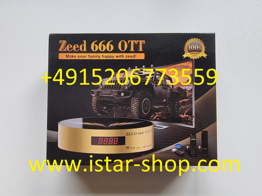 Zeed 666 Ott iStar TVBOX Sat Receiver + 12 months OnlineTV Online TV Digital Box zeed 6 ott