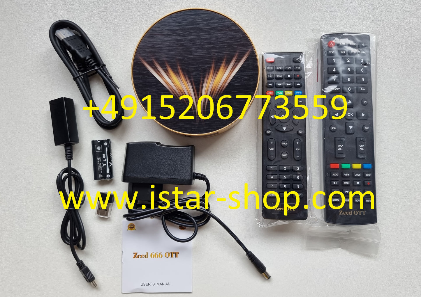 Zeed 666 Ott iStar TVBOX Sat Receiver + 12 months OnlineTV Online TV Digital Box zeed 6 ott