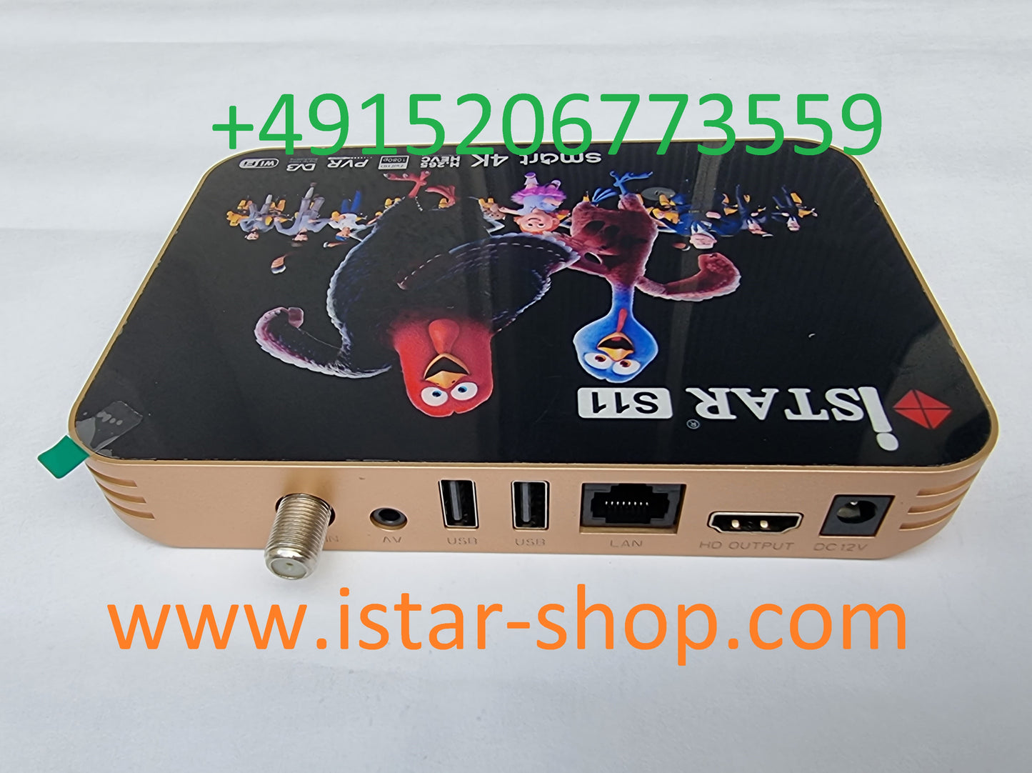 iStar S11 Android 4K UHD TVBOX Sat Receiver OnlineTV Online TV Digital Box zina tv istar S-11 zinatv HD FHD satellit satellite